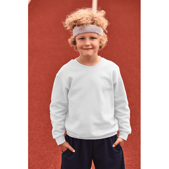 Fruit Of The Loom | Klassisches Kinder-Sweatshirt mit geraden Ärmeln (62-041-0)
